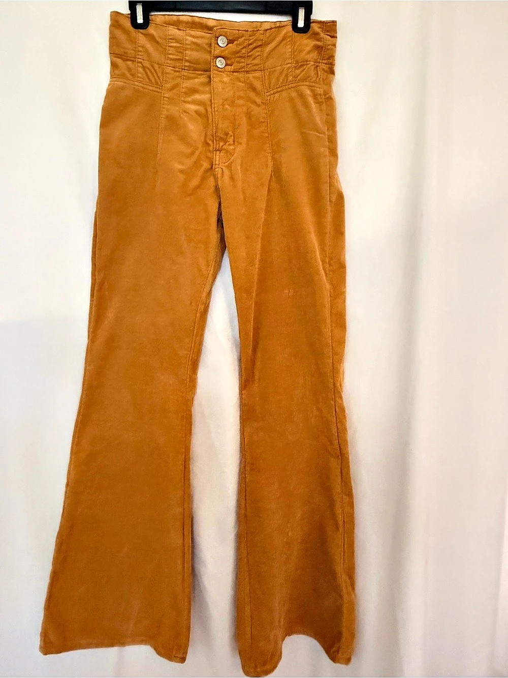 Free People Jayde Corduroy Flare Pants in Mustard